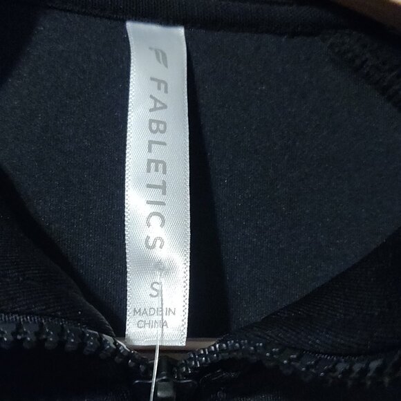 Fabletics Black Barrier Oversized Scuba 1/2 Zip Pullover NEW WITH TAGS SMALL - Picture 7 of 9